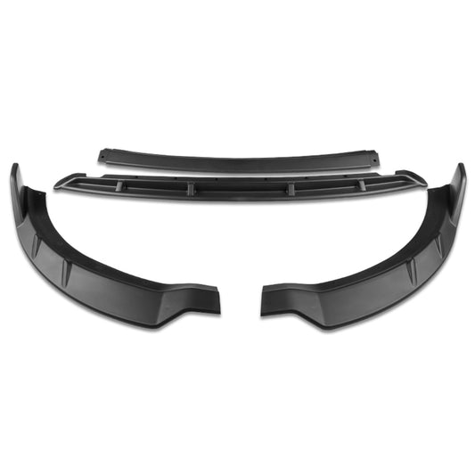 LIP FRONTAL 15-22 DODGE CHARGER - REQUIRES DRILLING BUMPER FOR INSTALLATION - 3PC - MATTE BLACK
