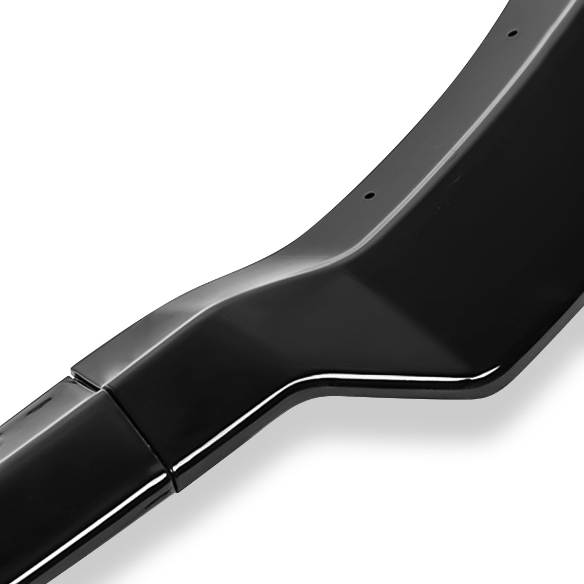 LIP FRONTAL 15-22 DODGE CHARGER - REQUIRES DRILLING BUMPER FOR INSTALLATION - 3PC - PAINTED GLOSS BLACK