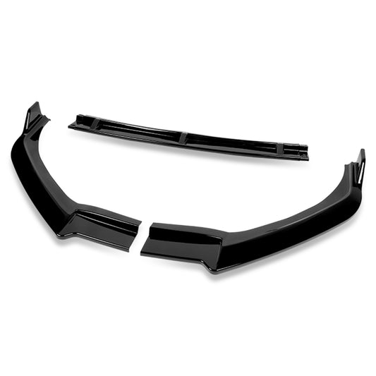 LIP FRONTAL 18-20 TOYOTA SIENNA - REQUIRES DRILLING BUMPER FOR INSTALLATION - 3PC - PAINTED GLOSS BLACK