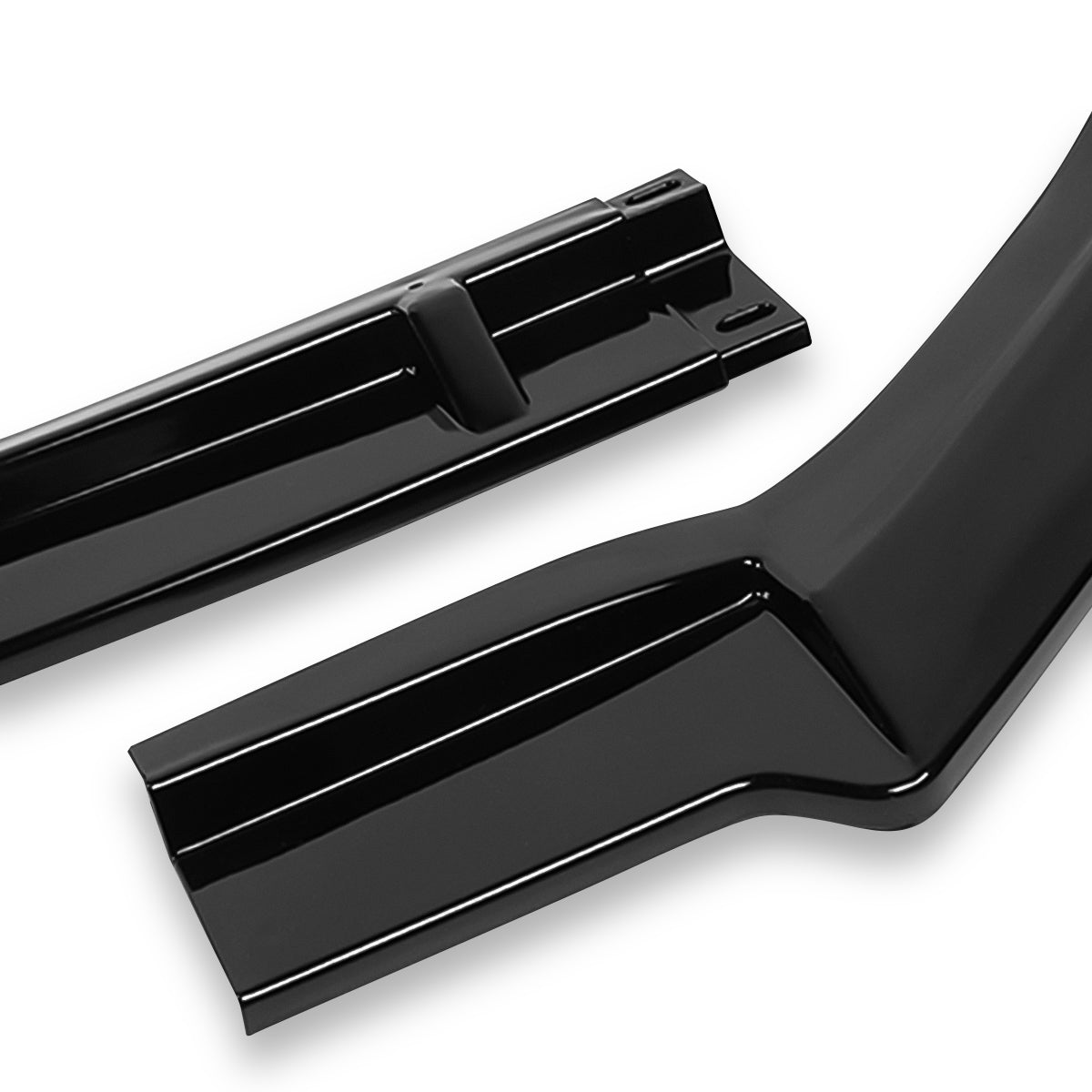 LIP FRONTAL 18-20 TOYOTA SIENNA - REQUIRES DRILLING BUMPER FOR INSTALLATION - 3PC - PAINTED GLOSS BLACK