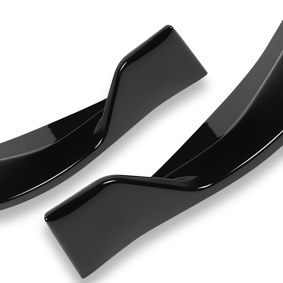 LIP FRONTAL 18-20 TOYOTA SIENNA - REQUIRES DRILLING BUMPER FOR INSTALLATION - 3PC - PAINTED GLOSS BLACK