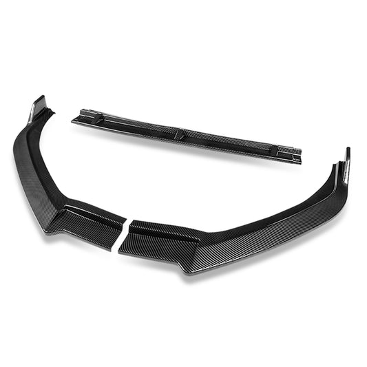 LIP FRONTAL 18-20 TOYOTA SIENNA - REQUIRES DRILLING BUMPER FOR INSTALLATION - 3PC - CARBON FIBER LOOK