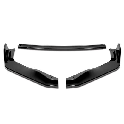 LIP FRONTAL 17-20 LEXUS IS200T, IS300, IS350 - REQUIRES DRILLING BUMPER FOR INSTALLATION - 3PC - PAINTED GLOSS BLACK