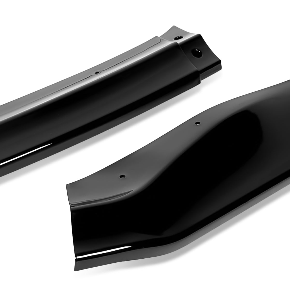LIP FRONTAL 17-20 LEXUS IS200T, IS300, IS350 - REQUIRES DRILLING BUMPER FOR INSTALLATION - 3PC - PAINTED GLOSS BLACK