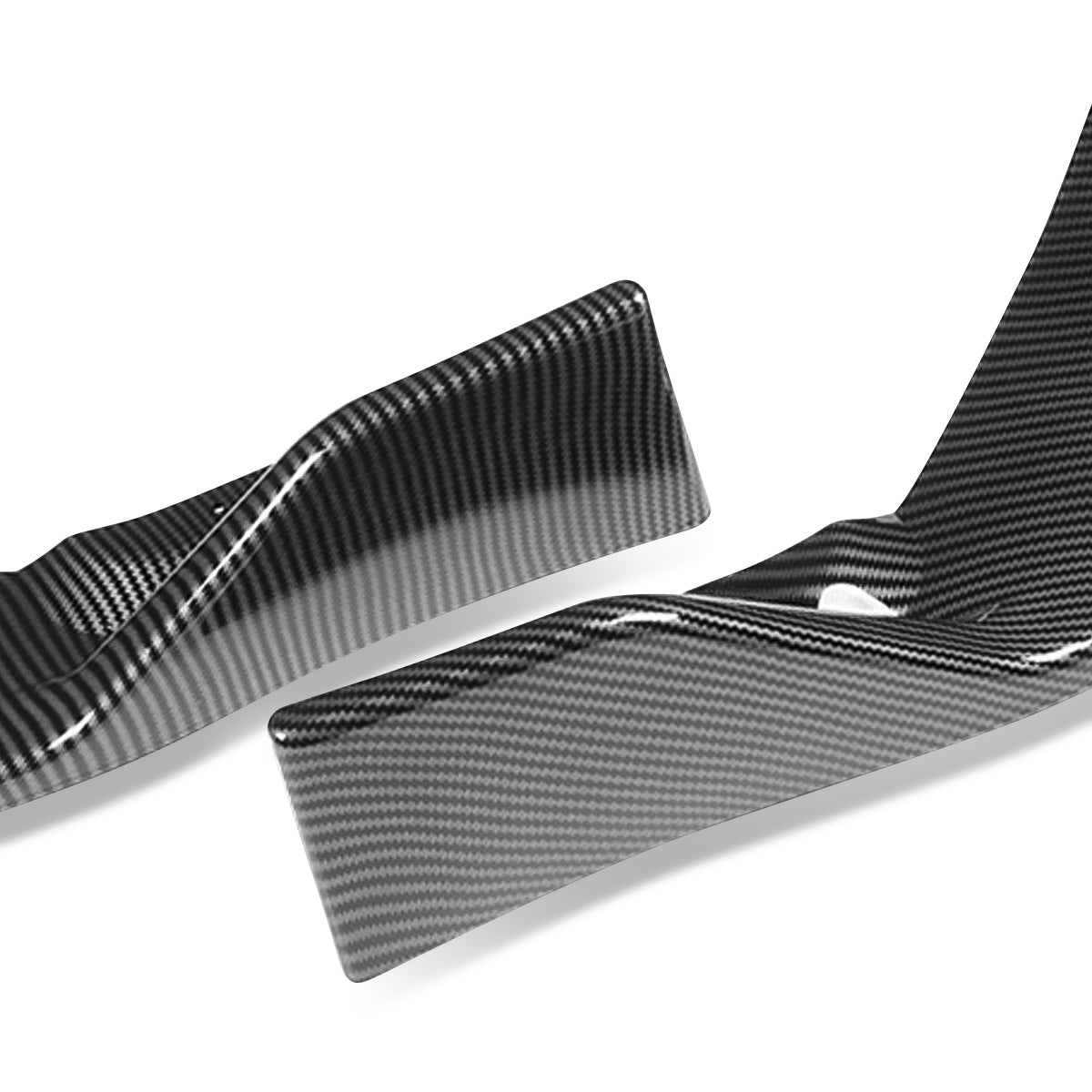 LIP FRONTAL 17-20 LEXUS IS200T, IS300, IS350 - REQUIRES DRILLING BUMPER FOR INSTALLATION - 3PC - CARBON FIBER LOOK