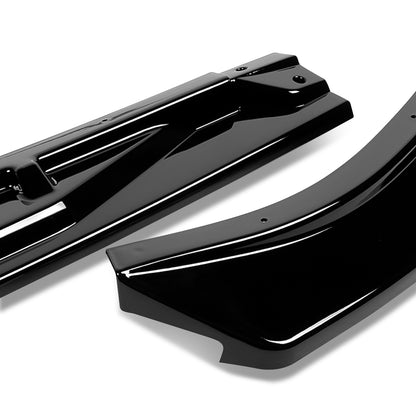LIP FRONTAL 20-22 HYUNDAI SONATA - REQUIRES DRILLING BUMPER FOR INSTALLATION - 3PC - PAINTED GLOSS BLACK