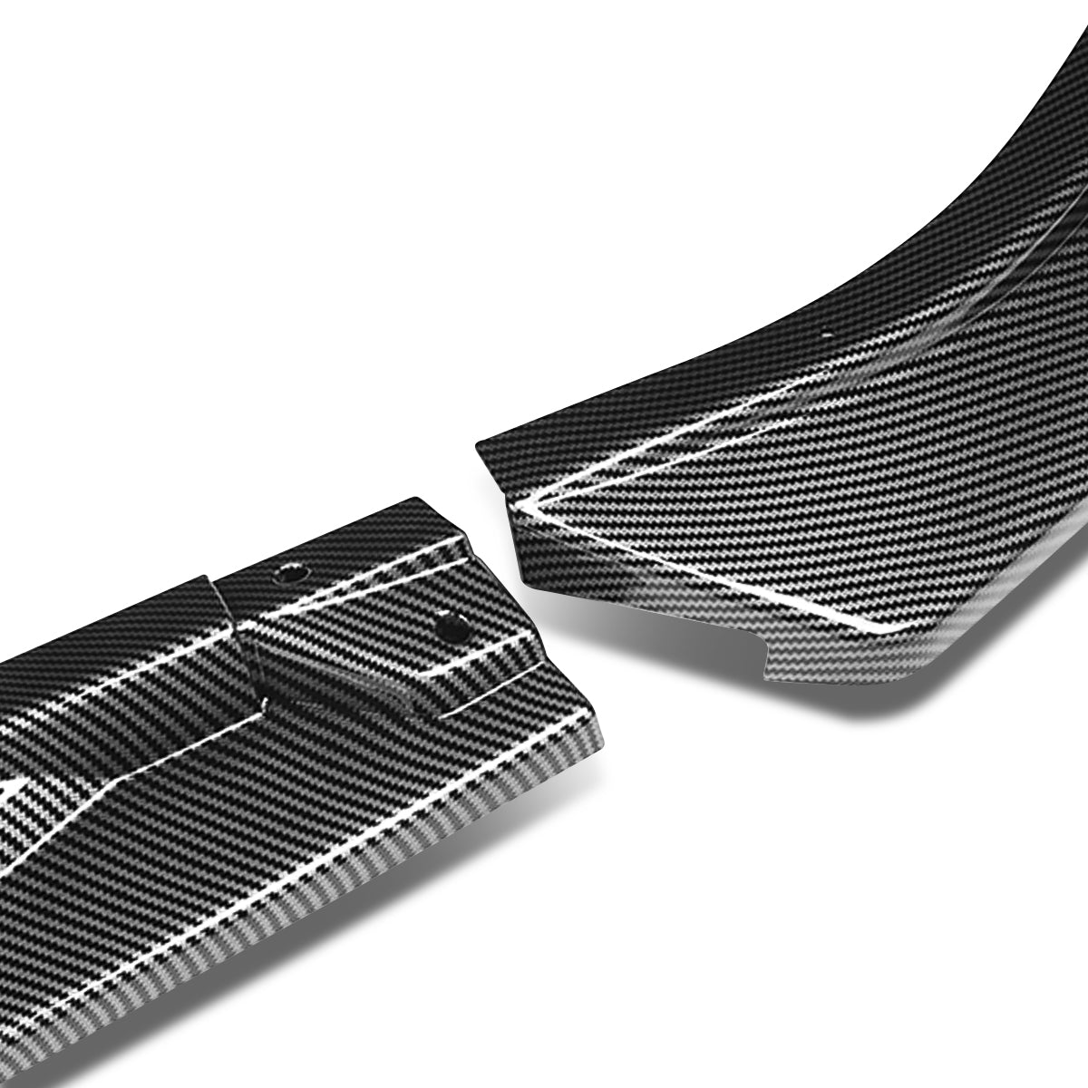 LIP FRONTAL 20-22 HYUNDAI SONATA - REQUIRES DRILLING BUMPER FOR INSTALLATION - 3PC - CARBON FIBER LOOK