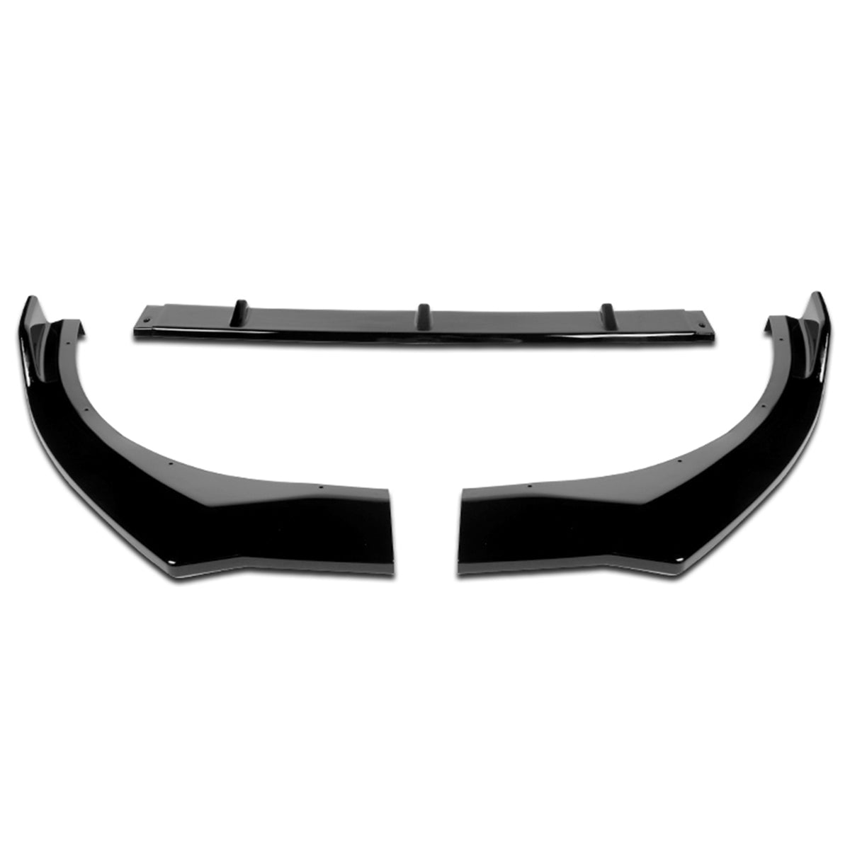LIP FRONTAL 21-22 HYUNDAI ELANTRA - REQUIRES DRILLING BUMPER FOR INSTALLATION - 3PC - PAINTED GLOSS BLACK