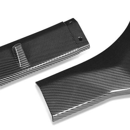 LIP FRONTAL 21-22 HYUNDAI ELANTRA - REQUIRES DRILLING BUMPER FOR INSTALLATION - 3PC - CARBON FIBER LOOK