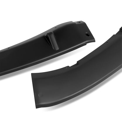LIP FRONTAL 16-22 MAZDA MIATA - REQUIRES DRILLING BUMPER FOR INSTALLATION - 3PC - MATTE BLACK