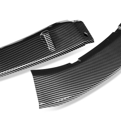 LIP FRONTAL 16-22 MAZDA MIATA - REQUIRES DRILLING BUMPER FOR INSTALLATION - 3PC - CARBON FIBER LOOK