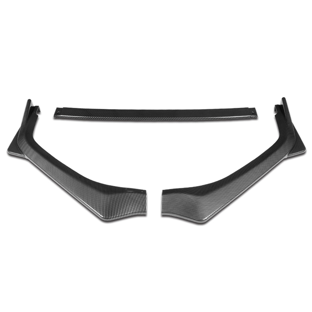 LIP FRONTAL 19-20 SUBARU LEGACY - REQUIRES DRILLING BUMPER FOR INSTALLATION -3PC - CARBON FIBER LOOK