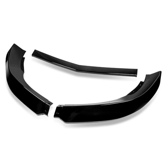 LIP FRONTAL 16-22 MAZDA MIATA - REQUIRES DRILLING BUMPER FOR INSTALLATION - 3PC - PAINTED GLOSS BLACK