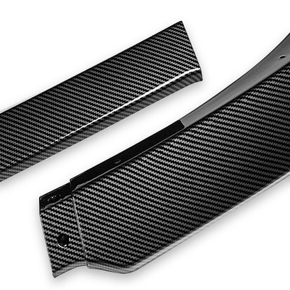 LIP FRONTAL 16-22 MAZDA MIATA - REQUIRES DRILLING BUMPER FOR INSTALLATION - 3PC - CARBON FIBER LOOK