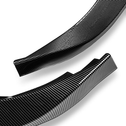 LIP FRONTAL 16-22 MAZDA MIATA - REQUIRES DRILLING BUMPER FOR INSTALLATION - 3PC - CARBON FIBER LOOK