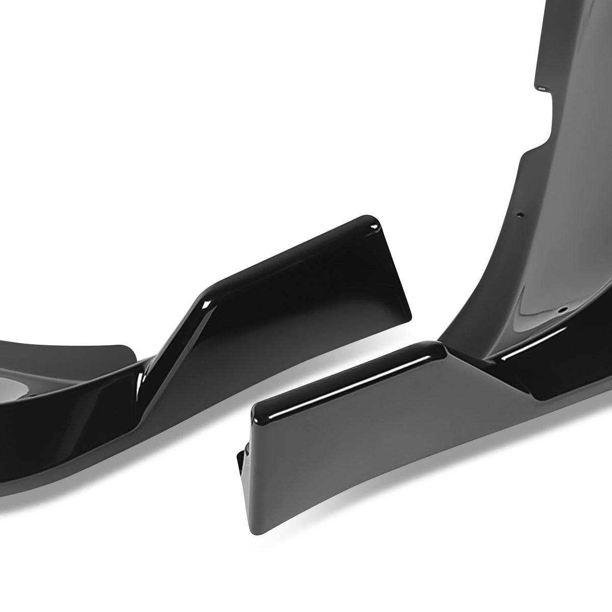 LIP FRONTAL 11-14 DODGE CHARGER - REQUIRES DRILLING BUMPER FOR INSTALLATION - 3PC - PAINTED GLOSS BLACK