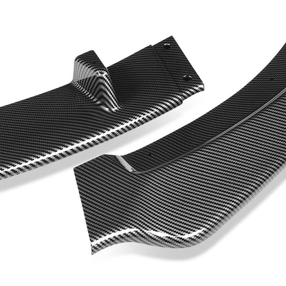 LIP FRONTAL 09-13 MAZDA MX-5 MIATA - REQUIRES DRILLING BUMPER FOR INSTALLATION - 3PC - CARBON FIBER LOOK