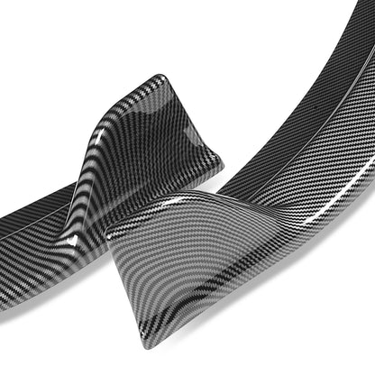 LIP FRONTAL 09-13 MAZDA MX-5 MIATA - REQUIRES DRILLING BUMPER FOR INSTALLATION - 3PC - CARBON FIBER LOOK