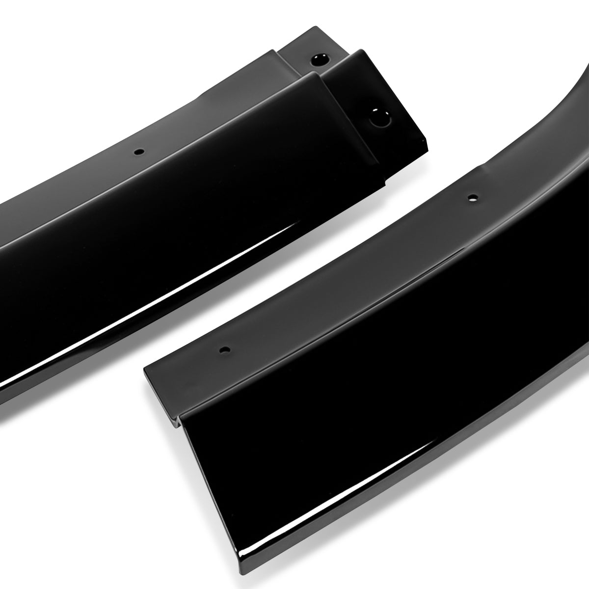 LIP FRONTAL 15-22 DODGE CHALLENGER SXT - REQUIRES DRILLING BUMPER FOR INSTALLATION - 3PC - PAINTED GLOSS BLACK