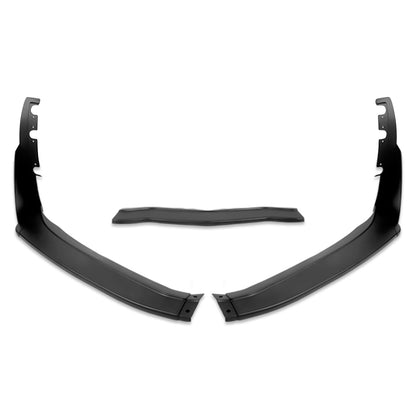 LIP FRONTAL 14-19 CHAVROLET CORVETTE - EXCLUDES ZR1 MODELS - REQUIRES DRILLING BUMPER FOR INSTALLATION - 3PC - MATTE BLACK