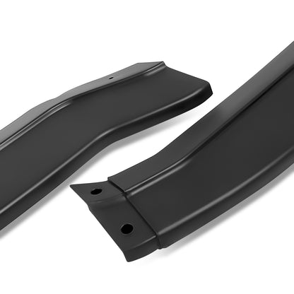 LIP FRONTAL 14-19 CHAVROLET CORVETTE - EXCLUDES ZR1 MODELS - REQUIRES DRILLING BUMPER FOR INSTALLATION - 3PC - MATTE BLACK