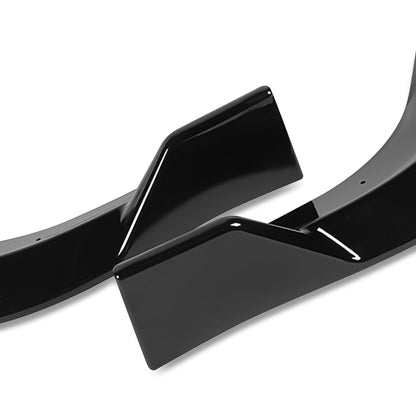 LIP FRONTAL 11-14 DODGE CHARGER SRT - REQURIES DRILLING BUMPER FOR INSTALLATION - 3PC - PAINTED GLOSS BLACK