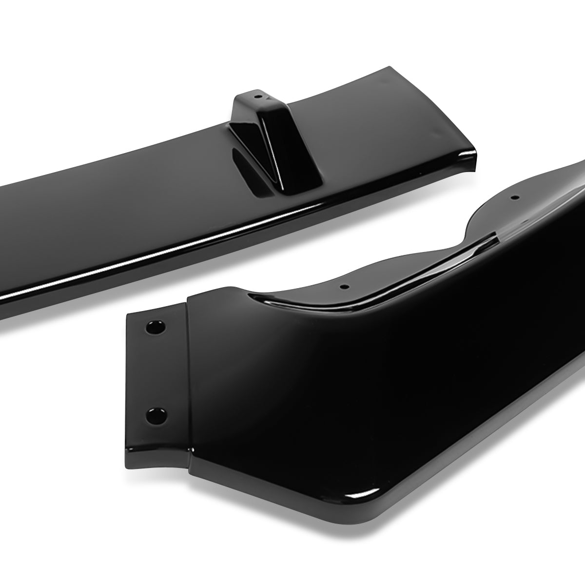 LIP FRONTAL 13-16 FORD FUSION - REQUIRES DRILLING BUMPER FOR INSTALLATION - 3PC - PAINTED GLOSS BLACK