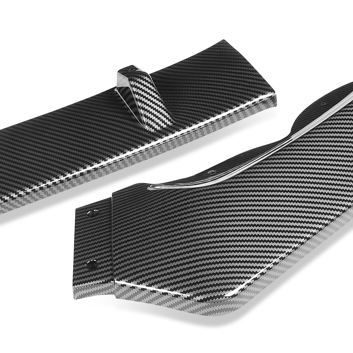 LIP FRONTAL 13-16 FORD FUSION - REQUIRES DRILLING BUMPER FOR INSTALLATION - 3PC - CARBON FIBER LOOK