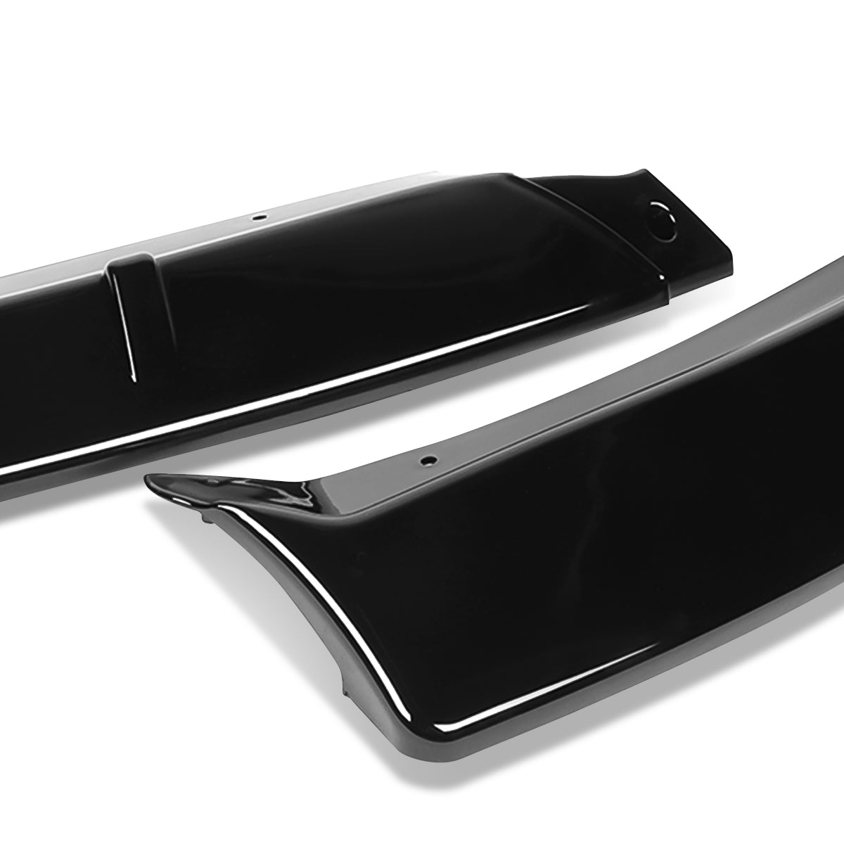 LIP FRONTAL 14-16 TOYOTA COROLLA - FITS LE,CE MODELS ONLY - REQUIRES DRILLING BUMPER FOR INSTALLATION - 3PC - PAINTED GLOSS BLACK