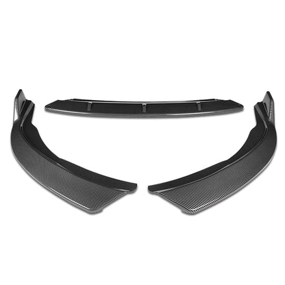 LIP FRONTAL 15-17 TOYOTA CAMRY - REQUIRES DRILLING BUMPER FOR INSTALLATION - 3PC - CARBON FIBER LOOK