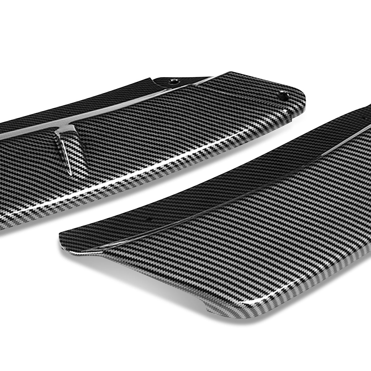 LIP FRONTAL 15-17 TOYOTA CAMRY - REQUIRES DRILLING BUMPER FOR INSTALLATION - 3PC - CARBON FIBER LOOK