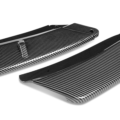 LIP FRONTAL 15-17 TOYOTA CAMRY - REQUIRES DRILLING BUMPER FOR INSTALLATION - 3PC - CARBON FIBER LOOK