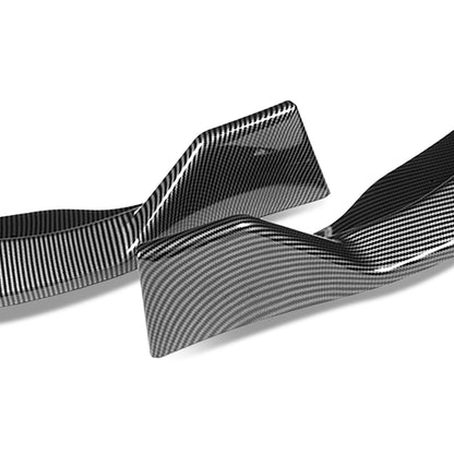 LIP FRONTAL 15-17 TOYOTA CAMRY - REQUIRES DRILLING BUMPER FOR INSTALLATION - 3PC - CARBON FIBER LOOK