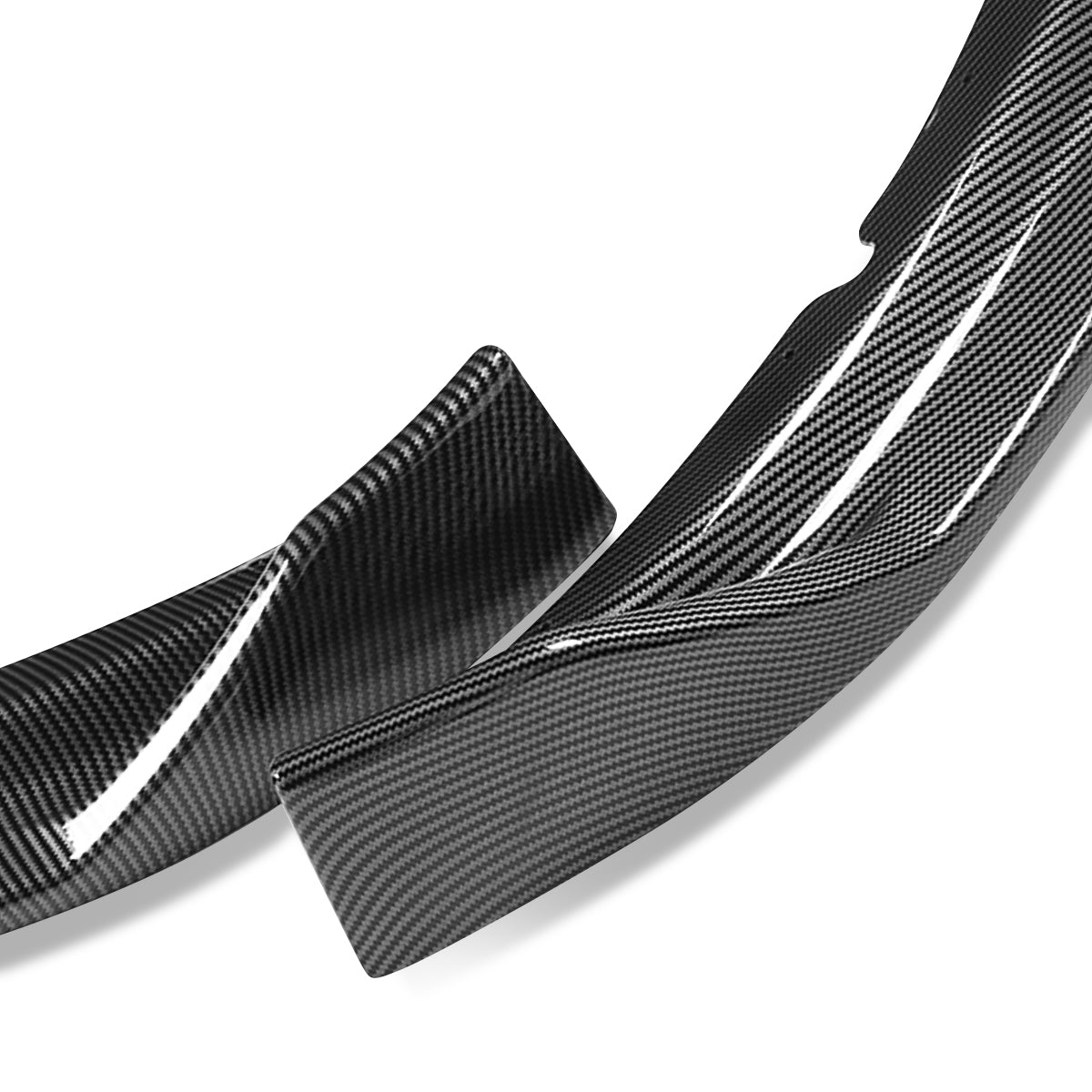 LIP FRONTAL 16-19 JAGUAR XE - REQUIRES DRILLING BUMPER FOR INSTALLATION - 3PC - CARBON FIBER LOOK