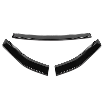 LIP FRONTAL 03-05 NISSAN 350Z Z33 - REQUIRES DRILLING BUMPER FOR INSTALLATION - 3PC - PAINTED GLOSS BLACK