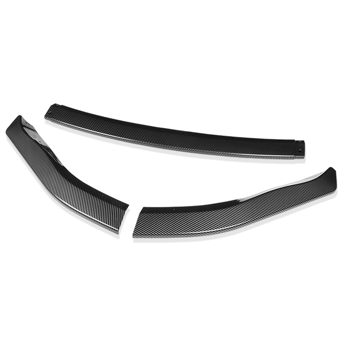 LIP FRONTAL 03-05 NISSAN 350Z Z33 - REQUIRES DRILLING BUMPER FOR INSTALLATION - 3PC - CARBON FIBER LOOK