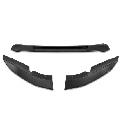 LIP FRONTAL 09-12 NISSAN 370Z - REQUIRES DRILLING BUMPER FOR INSTALLATION - 3PC - MATTE BLACK