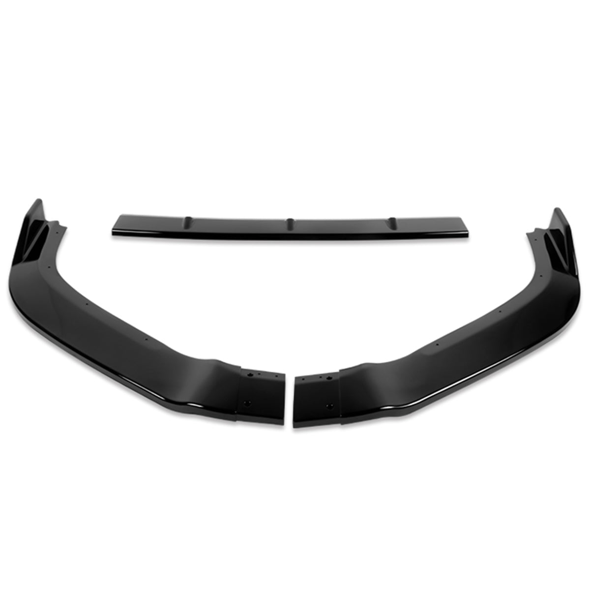 LIP FRONTAL 13-15 NISSAN ALTIMA SEDAN - REQUIRES DRILLING BUMPER FOR INSTALLATION - 3PC - PAINTED GLOSS BLACK