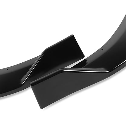 LIP FRONTAL 13-15 NISSAN ALTIMA SEDAN - REQUIRES DRILLING BUMPER FOR INSTALLATION - 3PC - PAINTED GLOSS BLACK