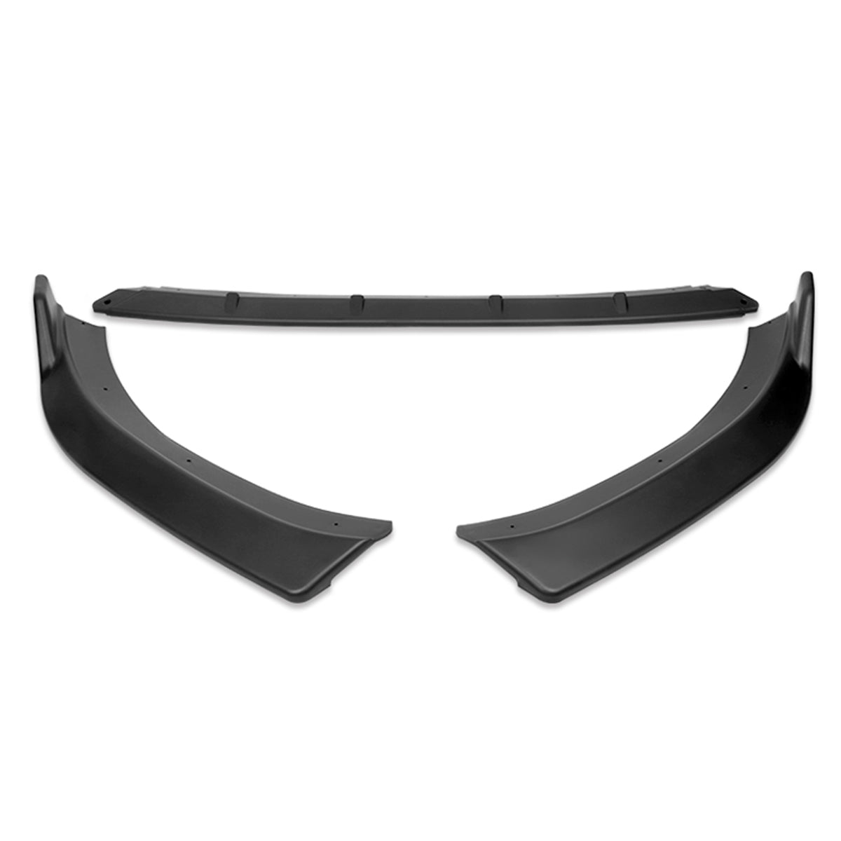 LIP FRONTAL 14-16 AUDI A3 - REQUIRES DRILLING BUMPER FOR INSTALLATION - 3PC - MATTE BLACK
