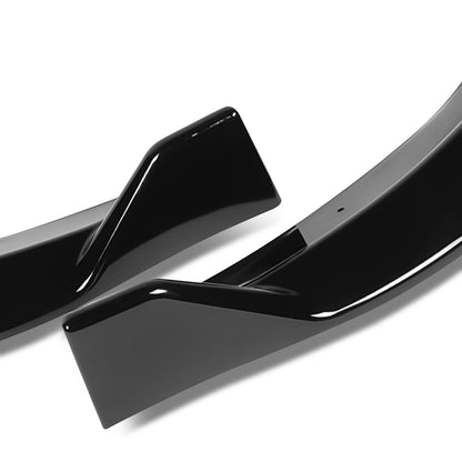 LIP FRONTAL 14-16 AUDI A3 - REQUIRES DRILLING BUMPER FOR INSTALLATION - 3PC - PAINTED GLOSS BLACK