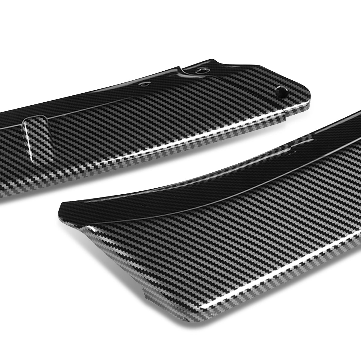 LIP FRONTAL 14-16 AUDI A3 - REQUIRES DRILLING BUMPER FOR INSTALLATION - 3PC - CARBON FIBER LOOK