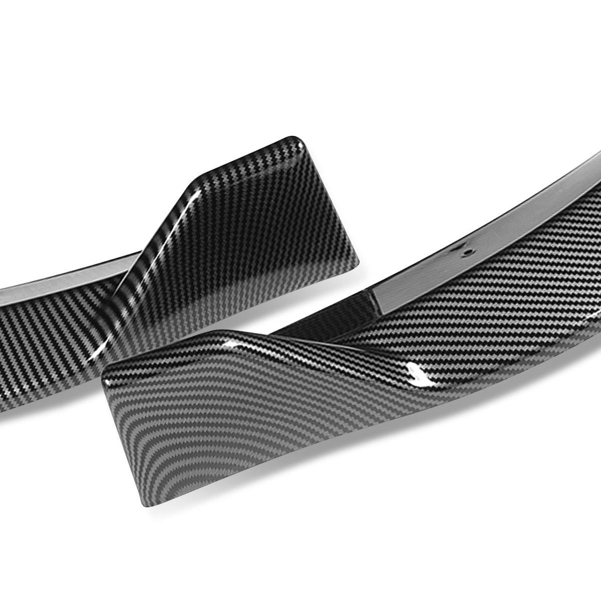 LIP FRONTAL 14-16 AUDI A3 - REQUIRES DRILLING BUMPER FOR INSTALLATION - 3PC - CARBON FIBER LOOK