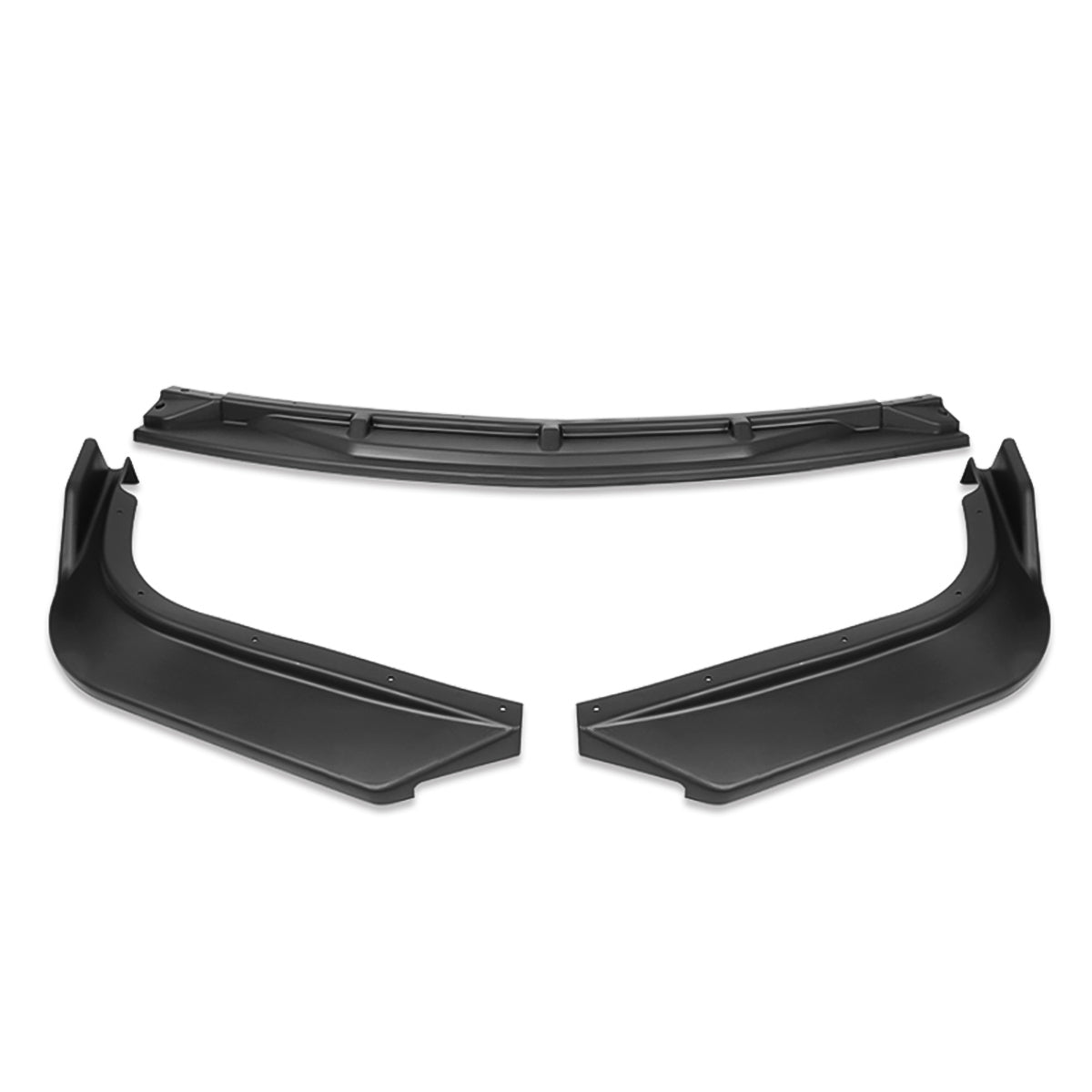 LIP FRONTAL 08-13 INFINITI G37 COUPE - REQUIRES DRILLING BUMPER FOR INSTALLATION - 3PC - MATTE BLACK