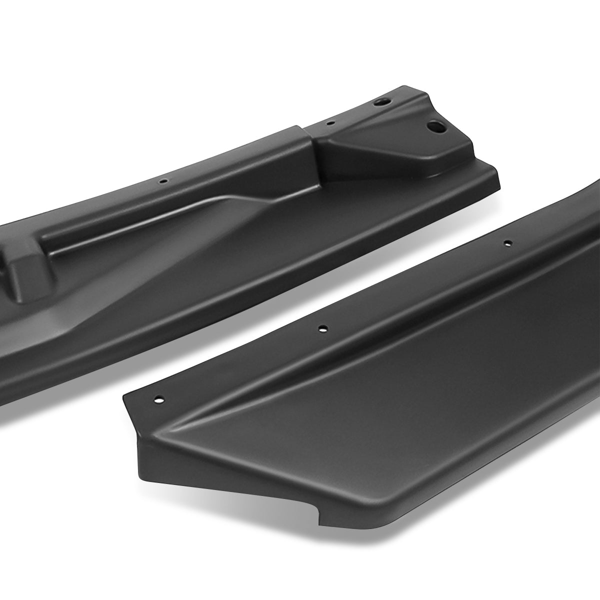 LIP FRONTAL 08-13 INFINITI G37 COUPE - REQUIRES DRILLING BUMPER FOR INSTALLATION - 3PC - MATTE BLACK