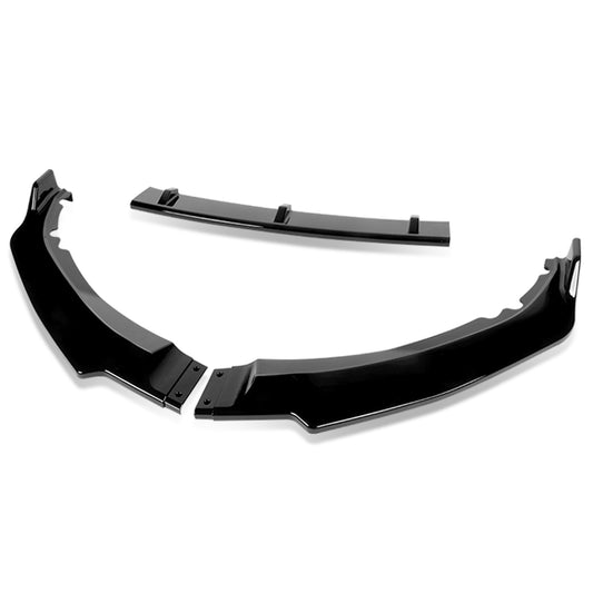 LIP FRONTAL 11-17 HONDA ODYSSEY - REQUIRES DRILLING BUMPER FOR INSTALLATION - 3PC - PAINTED GLOSS BLACK