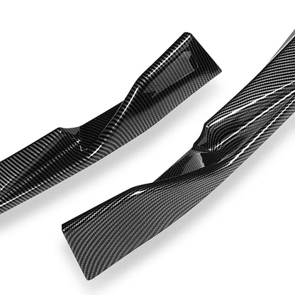LIP FRONTAL 16-18 NISSAN MAXIMA - REQUIRES DRILLING BUMPER FOR INSTALLATION - 3PC - CARBON FIBER LOOK