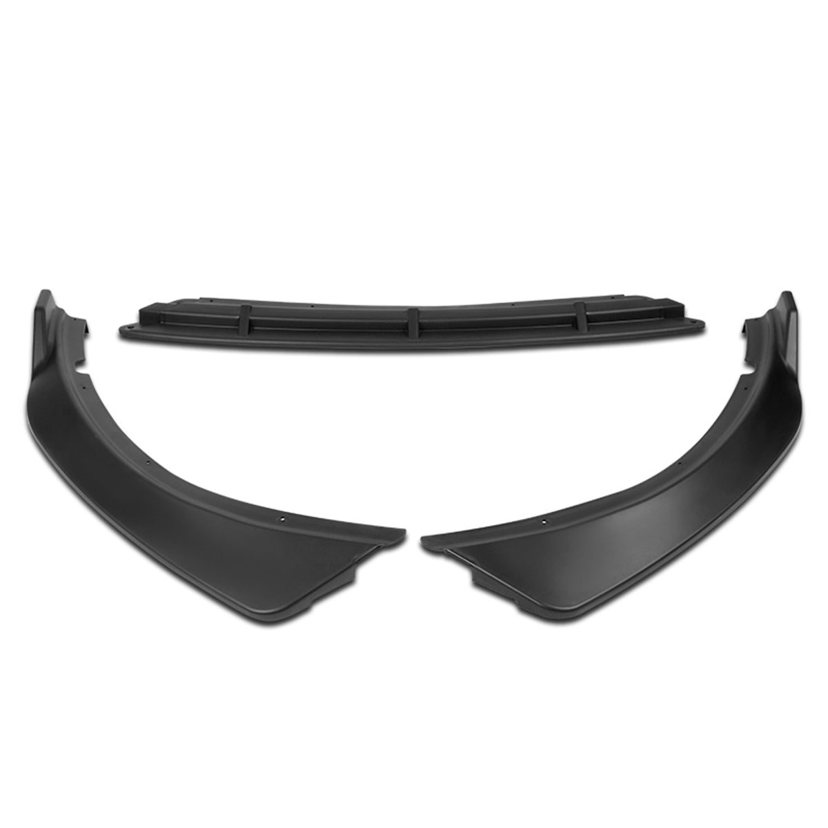 LIP FRONTAL 16-18 KIA OPTIMA - FITS LX, EX, LX-TURBO ONLY - REQUIRES DRILLING BUMPER FOR INSTALLATION - 3PC - MATTE BLACK