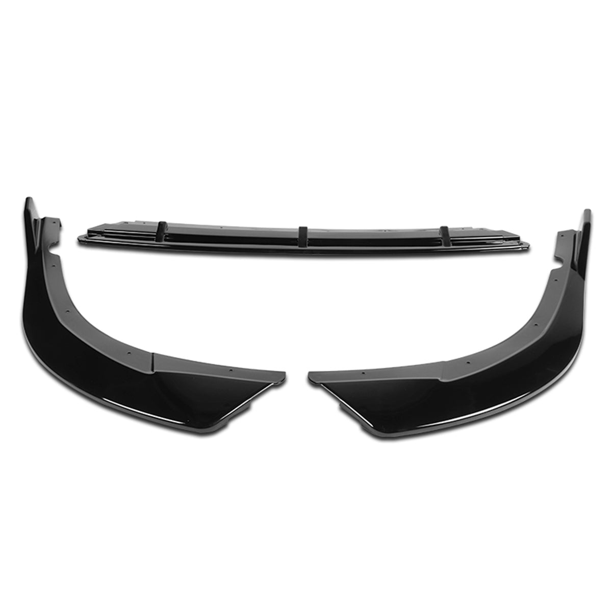 LIP FRONTAL 16-18 KIA OPTIMA - FITS SX, SXL, S ONLY - REQUIRES DRILLING BUMPER FOR INSTALLATION - 3PC - PAINTED GLOSS BLACK