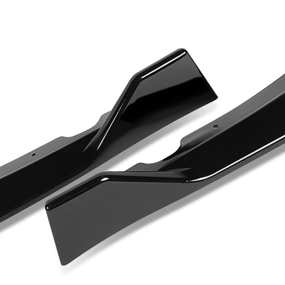 LIP FRONTAL 16-18 KIA OPTIMA - FITS SX, SXL, S ONLY - REQUIRES DRILLING BUMPER FOR INSTALLATION - 3PC - PAINTED GLOSS BLACK